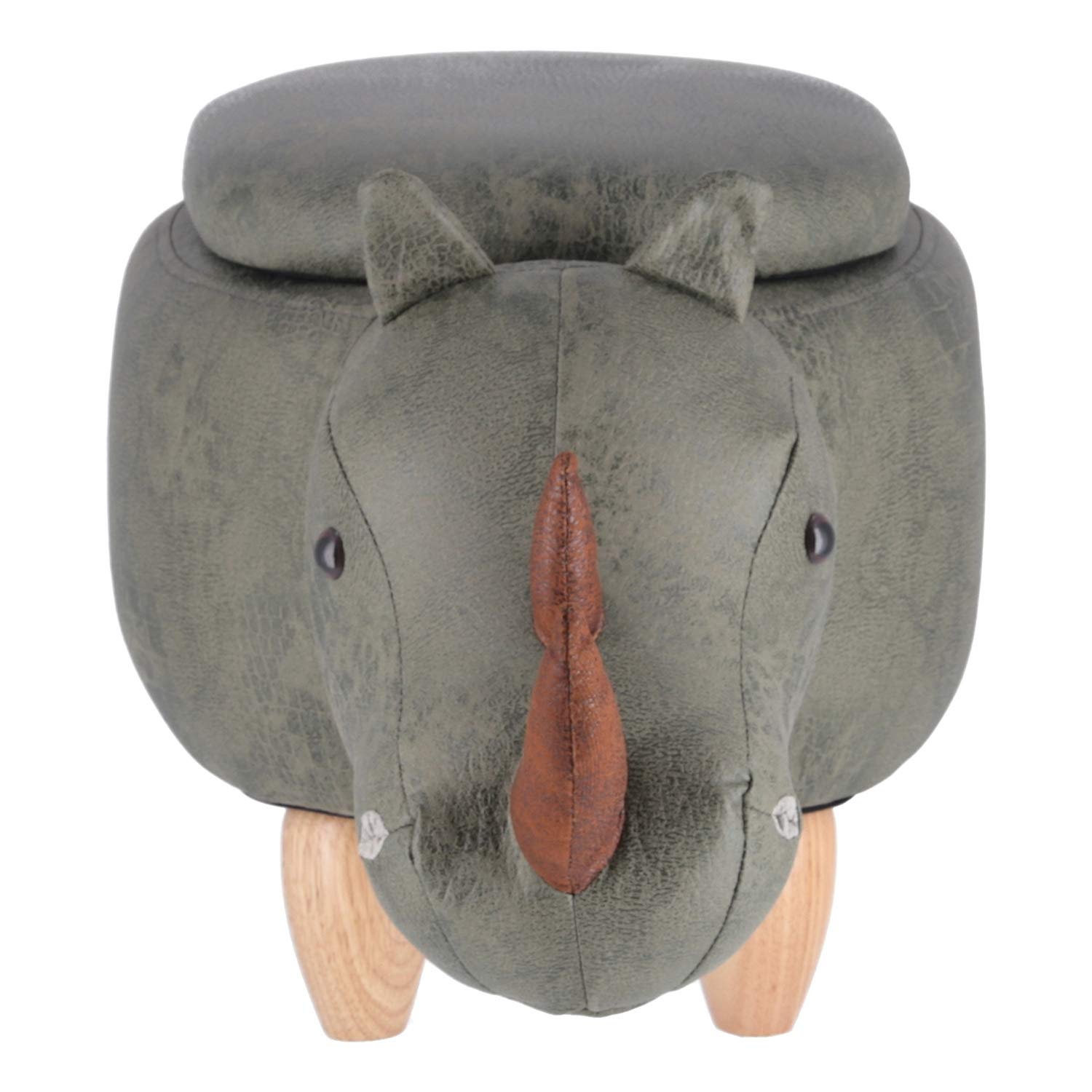 Amazon.co.jp: 不二貿易 アニマルスツール 収納スツール サイ 高さ37cm